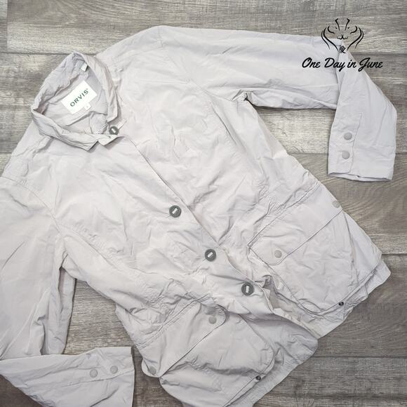 Orvis Zip Front Windbreaker Jacket Size L - Picture 1 of 5